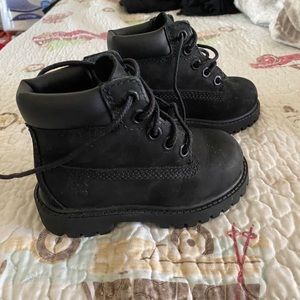6c Black Timberlands